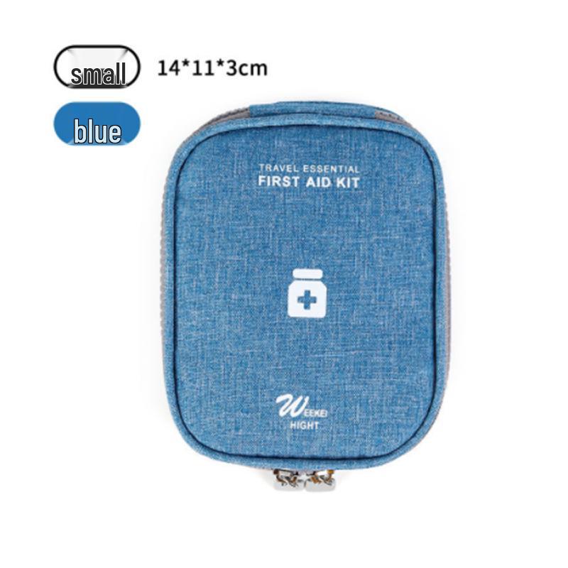 Portable Medical First Aid Kit - Home, Travel, and Emergency Drug Storage Box