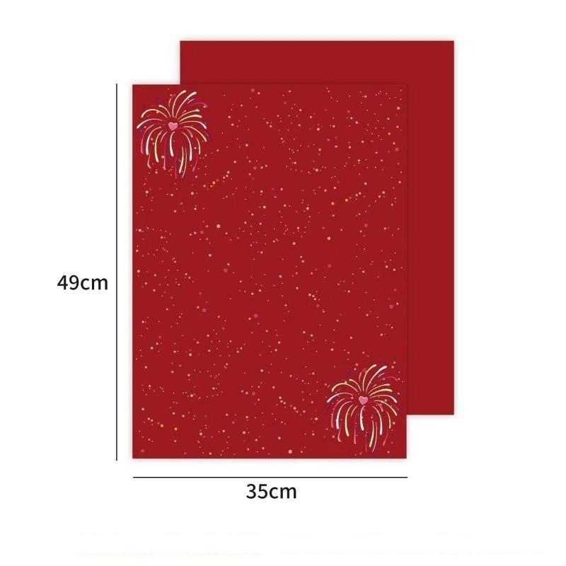10Pcs 49*35cm Tissue Paper Flower Bouquet Wrapping For Florist Wedding Birthday Party Gift Packing Decoration DIY Crafts