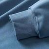 Yousheng Autumn Winter Men Top O Neck Loose Pure Color Elastic Cuffs Pullover Mid Length Sport Daily Wear School Sweatshirt