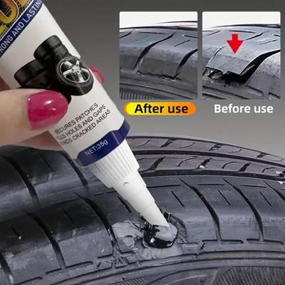 Car Tire Repair Rubber Crack Glue 35g Weather-Resistant Sealant Strong Adhesion Tire Plug Glue For Car Bike Motorcycle