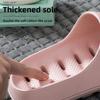 EVA New Thick Bottom Non Slip Bathroom Slippers for Women Summer Home Leakage Home Use Indoor Bedding Feeling Bathing Cool Slippers