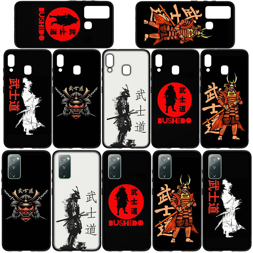 Cover for iPhone 16 15 Xiaomi Redmi Note 14 13 12 11 Pro Max X 8 9 16e Samsung Galaxy S25 S24 S23 Moto OPPO Huawei Bushido Samurai Yin Yang Phone Case