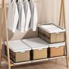 With Lids Closet Storage Bins Stackable Pants Storage Container Thicken Drawer Shelf  Bathroom