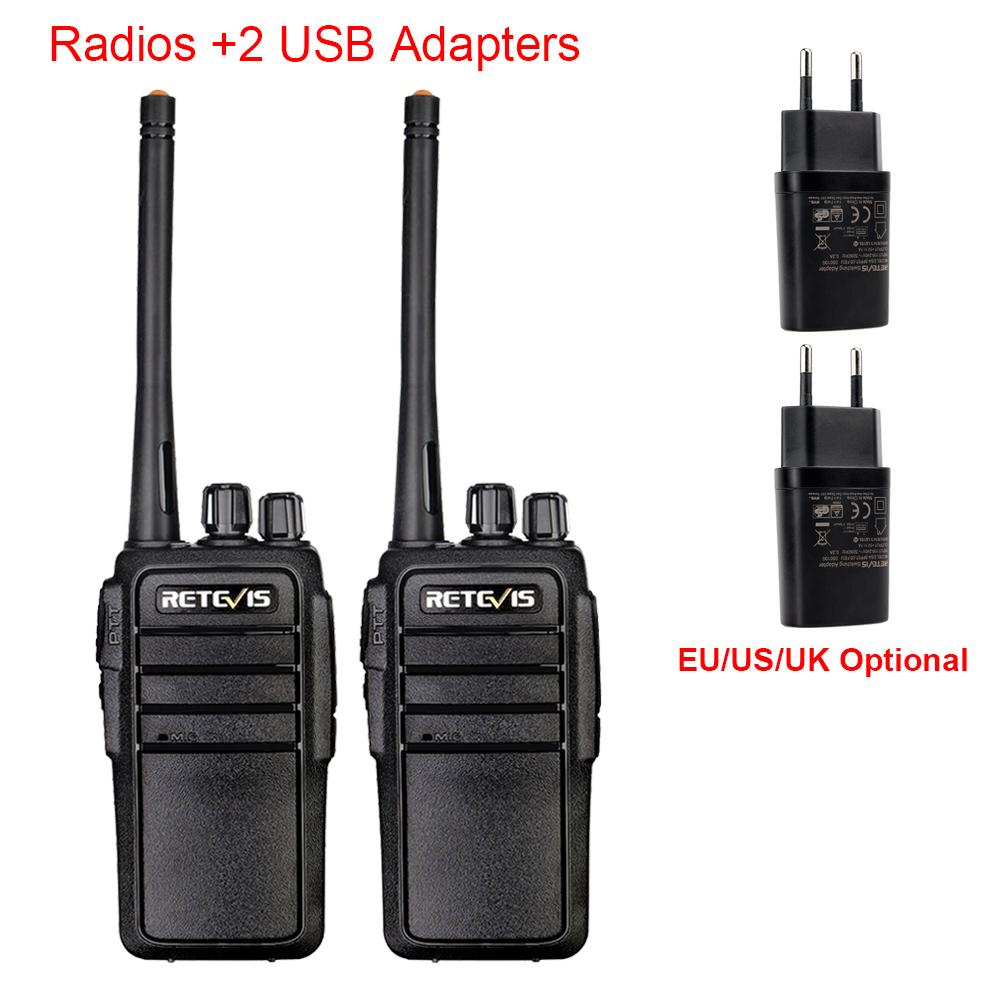 Rt21v Vhf Walkie Talkie 2w Große Reichweite Lizenzfrei Vhf Radio Murs 5 Kanäle USB-Ladegerät Zweiwegradio für Outdoor-Aktivitäten Alarm Vox