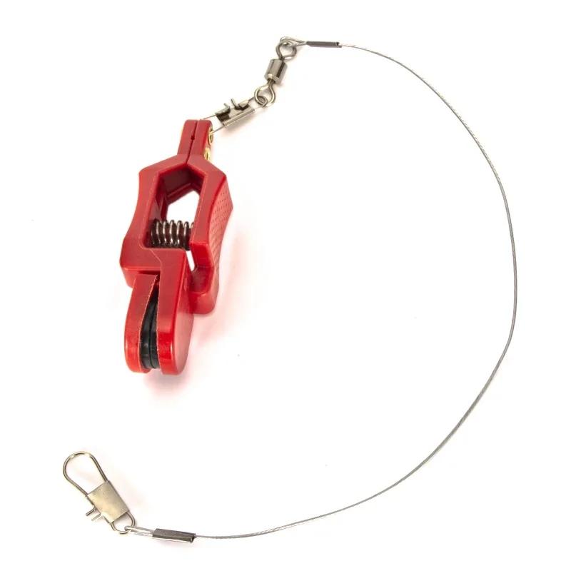 New Product with Steel Wire for Boat Fishing Sea Fishing and Towing Hooks Red Fishing Line Clip Large Multi-purpose Fish Clip