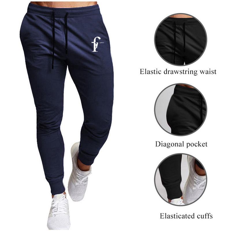 

Новые весенние летние повседневные брюки для бега, мужчины личность slim fit печатные спортивные штаны .