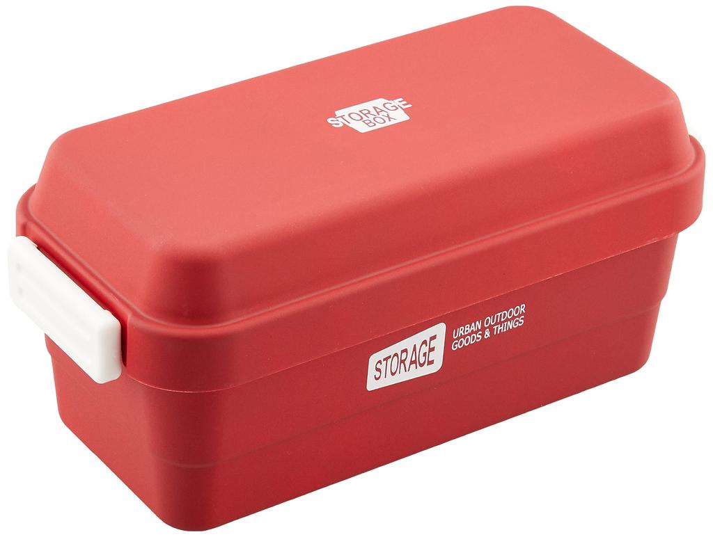 STORAGE Storage Lunch Bottom Top Product 4677051 Box, Red, Two-Tier, Tier 470ml, Tier 260ml, Code