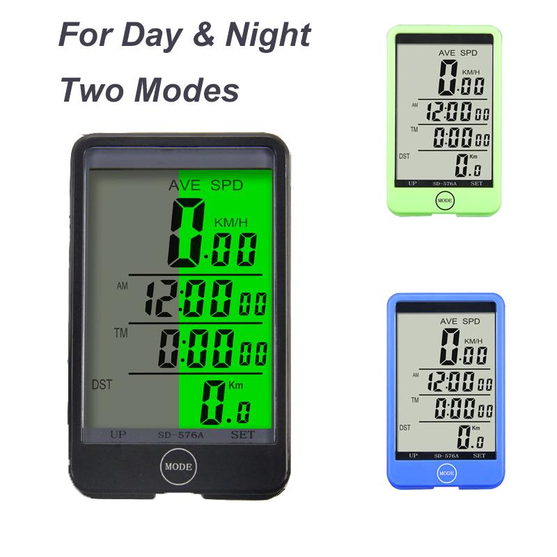 Bicycle Speedometer and Odometer Wired Bike Cycling Computer Waterproof Bike Stopwatch With Large Screen Bicycle Accessories2
