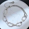 VENTFILLE 925 Sterling Silver Chain Fringe Bracelet For Women Aesthetic Versatile Hollow Out Fashion Jewelry Gift Dropshipping
