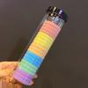 20Pcs Hair Band High Elasticity Anti-slip Super Soft Assorted Hair Accessories Solid Color Girls Hair Band Ponytail Holder for Daily Life