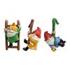 Modern Cartoon Gnome Desk Figurine Flower Pots Sculpture for Decor Holiday Gift