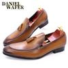Fashion Luxury Italian Loafers Men's Dress Shoes Fashion Handmade Slip On Tassel Loafer Wedding Office Shoes Causal Loafer Shoes for Men