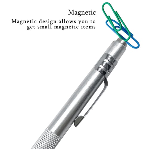 NEPAK Metal Scribe Tool, Tungsten Carbide Scriber Pen with Magnet for Machining, Engraving, and Welding (Includes 24 Marking Tips)