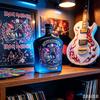 Iron Maiden Rock Band Embossed Black Glass Whiskey Decanter Eddie Skull Flame Relief Liquor Bottle Retro Heavy Metal Fan
