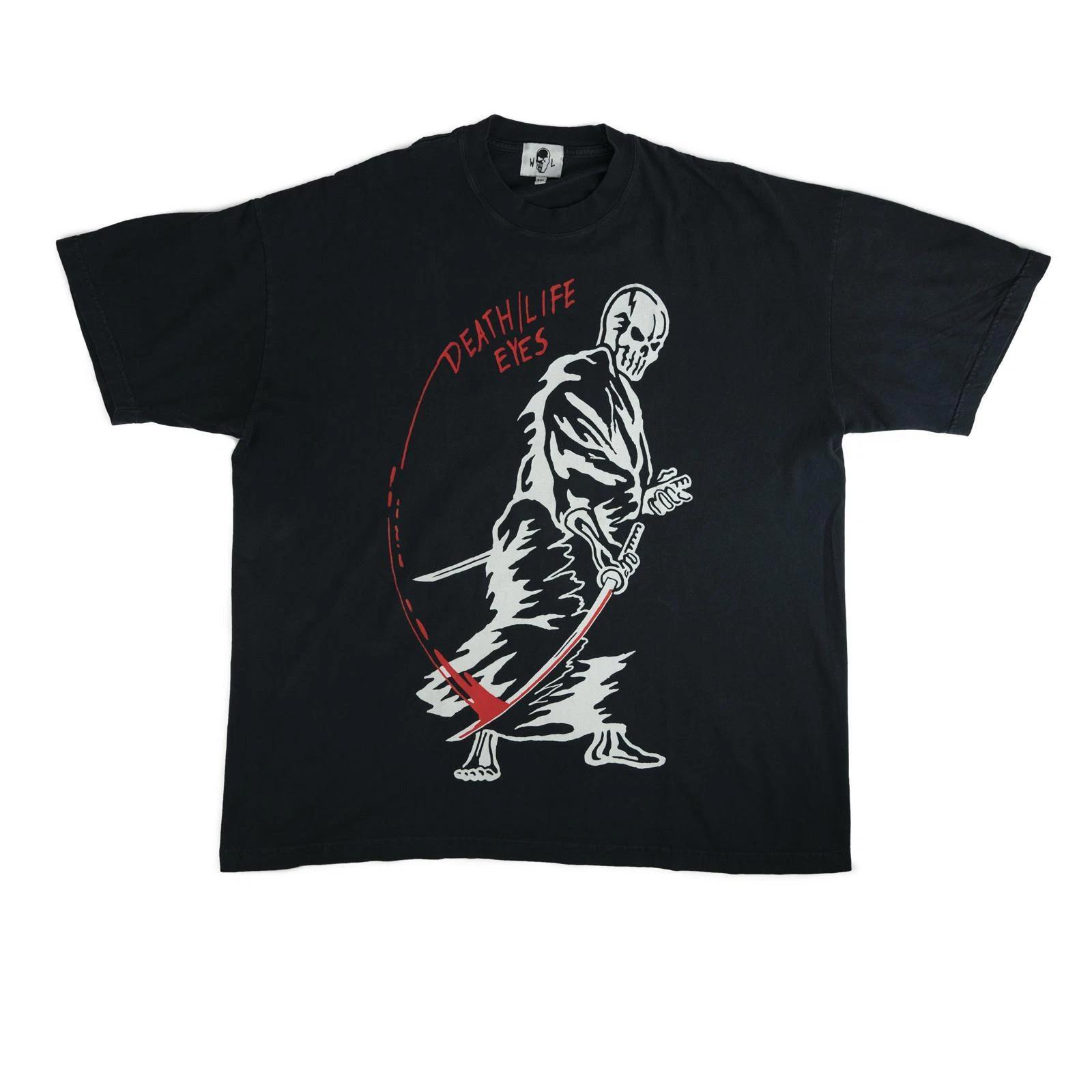 Warren Lotas Death Life Eyes Samurai Tee Shirt S