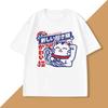 Japanese Luck Unisexeki Neko Cat T Shirt Unisex WOMEN Funny Japanese Anime Unisexga T-Shirt Casual Cotton Printed Tshirt Harajuku Tops