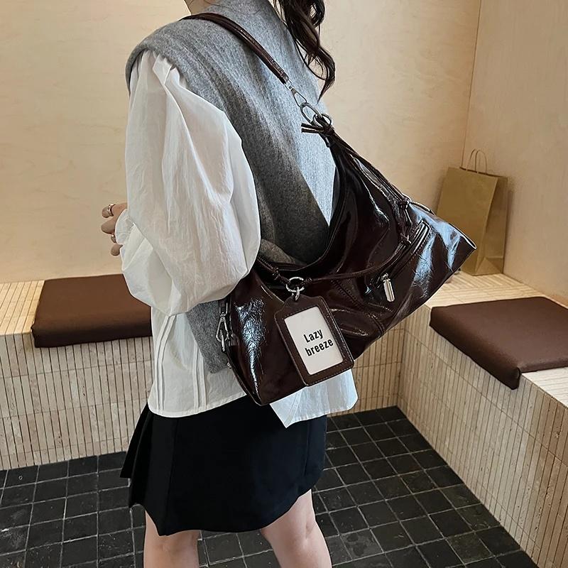 PU Leather Shoulder Bags for Women 2026 Luxury Designer Crossbody Bag Females Fashion Underarm Bags Handbags and Purses