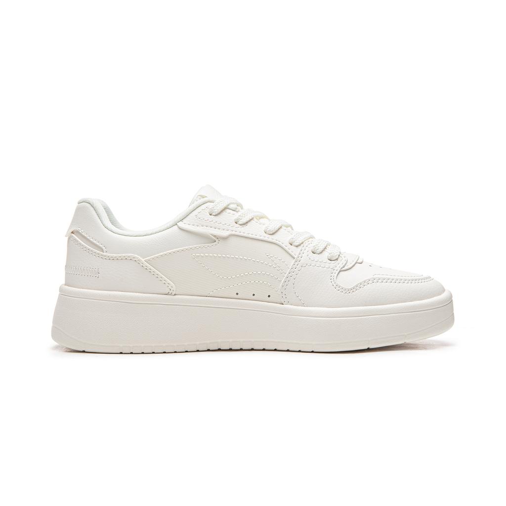 Li Ning Pływający Łódź Niskie Buty Skateboardowe Damskie Białe AGCW210-1