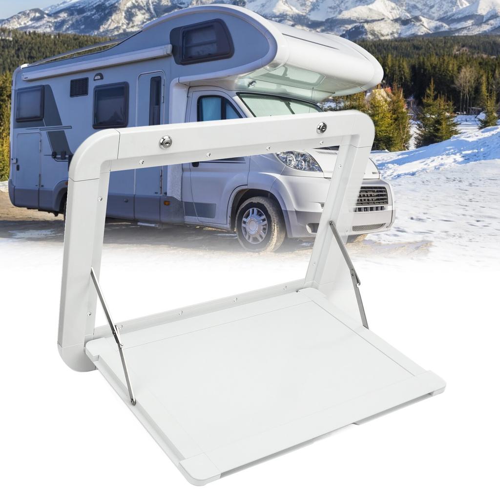 RV Folding Table Aluminium Alloy 20kg Maximum Load Bearing Side Mounted External Foldable Picnic Din