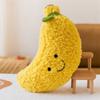 Cartoon Soft Cute Pear Peach Banana Strawberry Plush Toys Cute Food Stuffed Pillow Doll for Girls Kids Birthday Gifts Home Decor