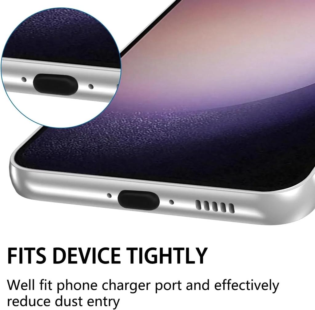 10/1PCCS Type-C Dust Plug USB Charging Port Protector Silicone Anti-dust Plug Cover Cap for Samsung Huawei Xiaomi Phone Dustplug