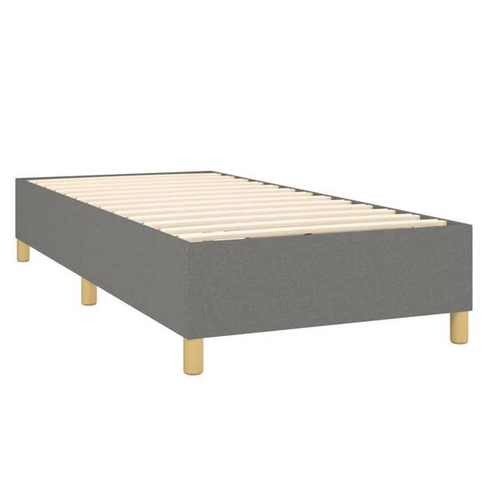 Bed Frame with Mattress - Maison Exclusive - 100x200cm - Adjustable Headboard - Durable Fabric