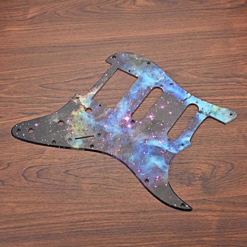 3 Ply 11 Holes Guitar Bass Pickguard Scratch Plate Pick Guards for 4 String Standard Bass Guitar Musical Instrument Part