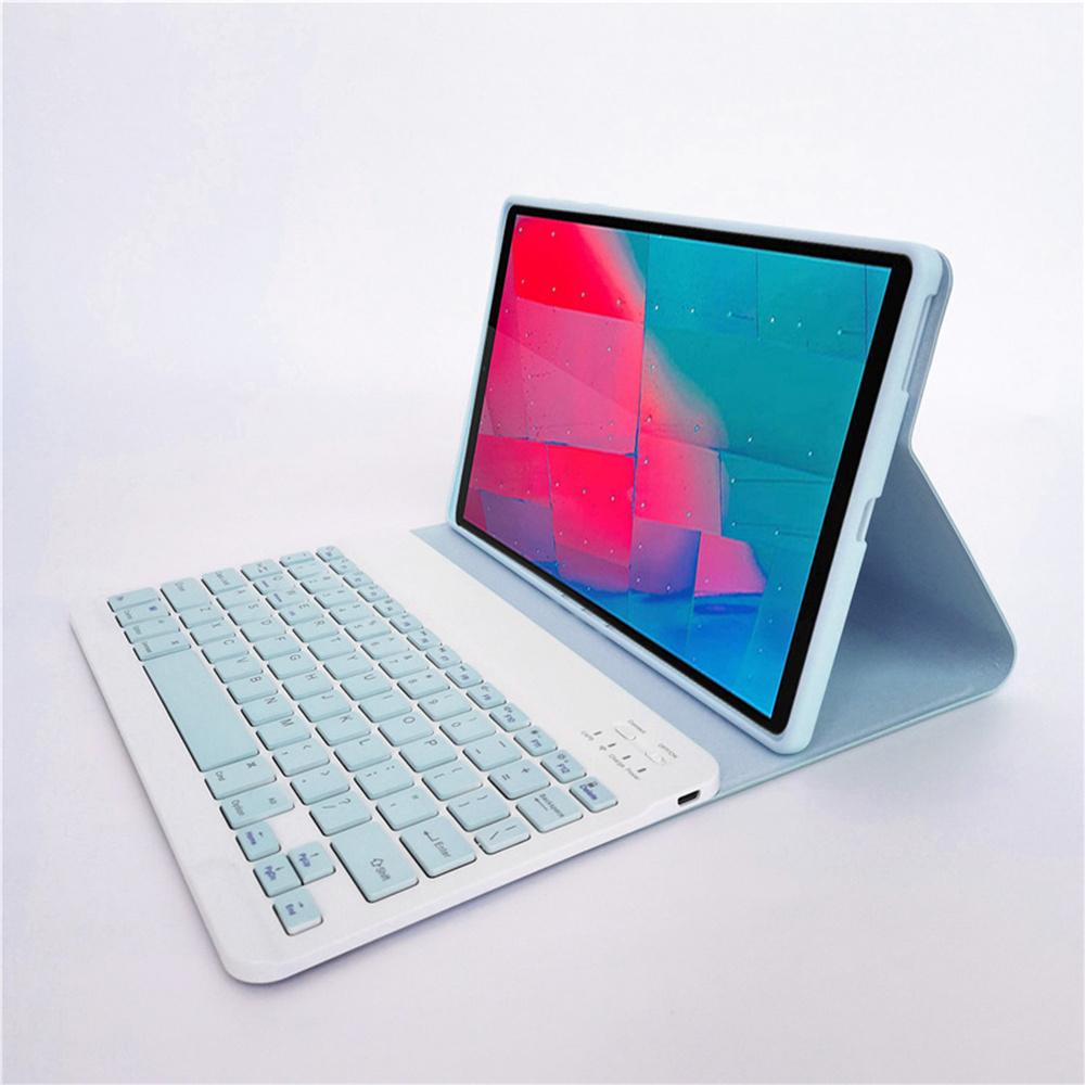 Bluetooth Keyboard Case for Lenovo Tab P12 TB-370 (Blue)