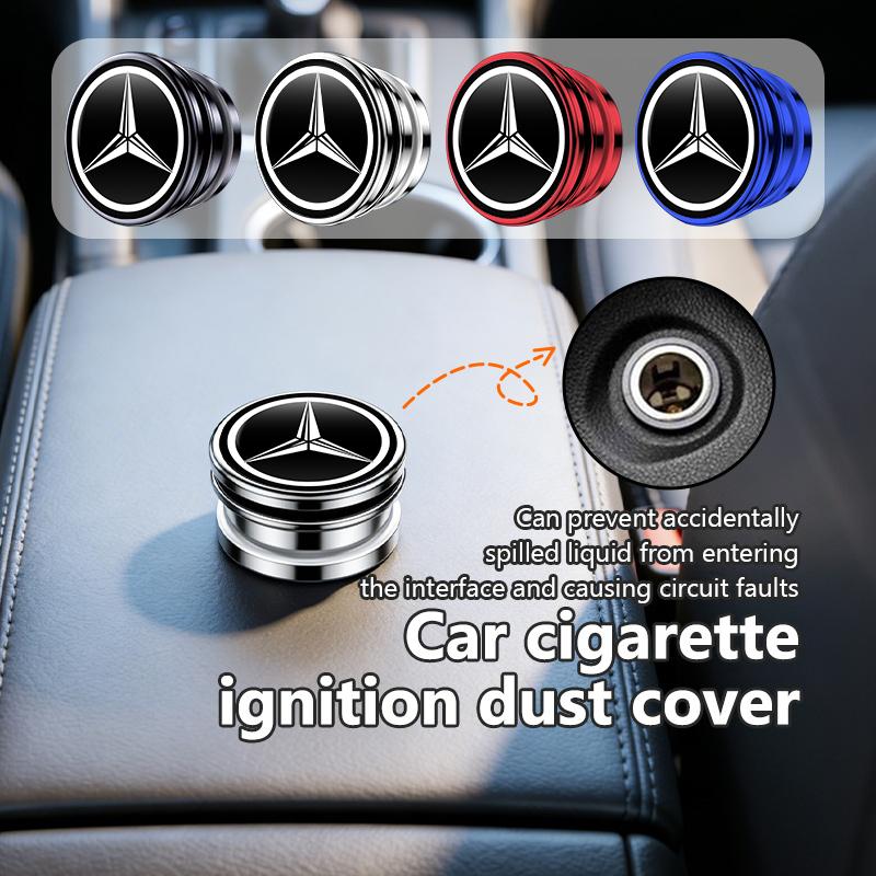 WLX4 For Mercedes Benz Car Cigarette Lighter Cover DustProof Decoration Cap W202 W212 W126 W140 W168 W177 CLS GLE GLC GLS CLA
