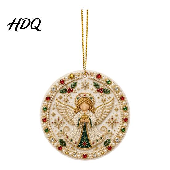 Animal Hanging Pendant Christmas Acrylic Ornament Double Side Printed Special Holiday Ornament Tree Decor Pendant Festive Home Decoration