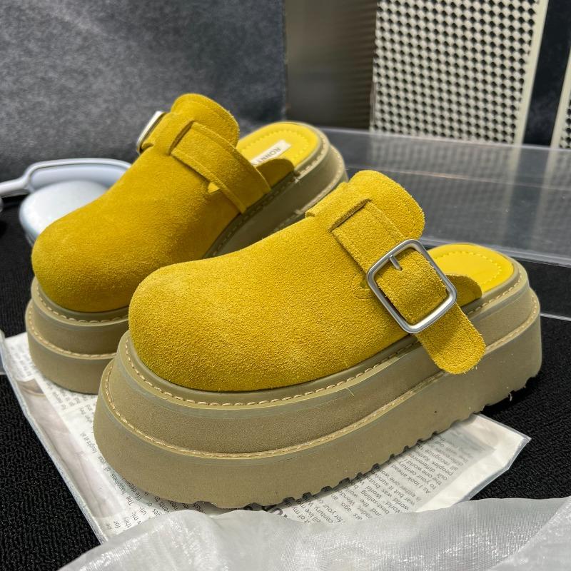 Fashion Women Mules Shoes Platform Slippers Flat Sandals Casual Summer Sport Sneakers 2025 Trend Brand High Heels Shoes Flip Flops Mujer