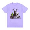 Game 99 Nights in The Forest Graphic T-Shirt Cartoon Deer Short Sleeve Boys Girls Crew Neck Casual T-Shirts Kids Anime Tee Tops