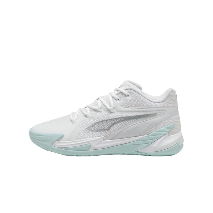 PUMA Unisex Baltas Dagger Zemas Basketbola