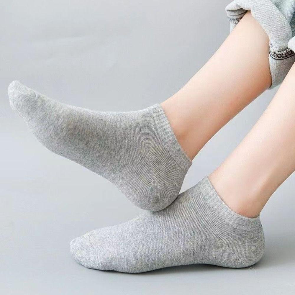 10 Pair Low Cut Low Cut Men Ankle Socks Breathable Cotton Sports Socks  Unisex Women and Men