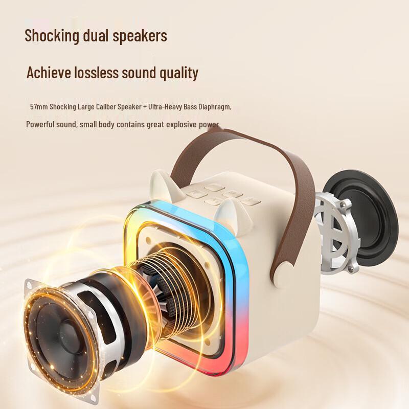 Tanula Kids Karaoke Microphone and Speaker Set (CN version)