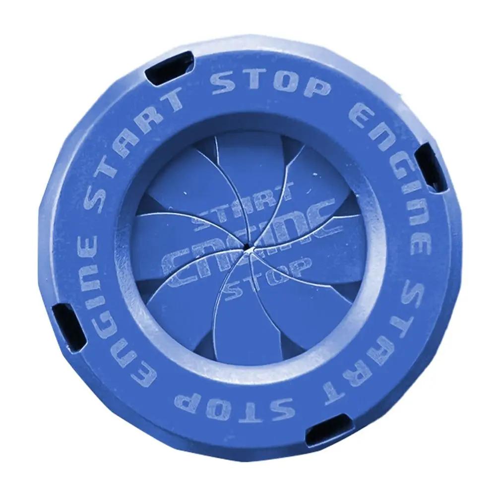 Car One Key Start Decorative Circle Personalized Knot Decorative Cover Ignition Device Switch Hidden Protective Cover Universal