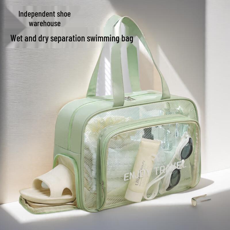 Dry Wet Separation Swim Bag with Shoe Compartment