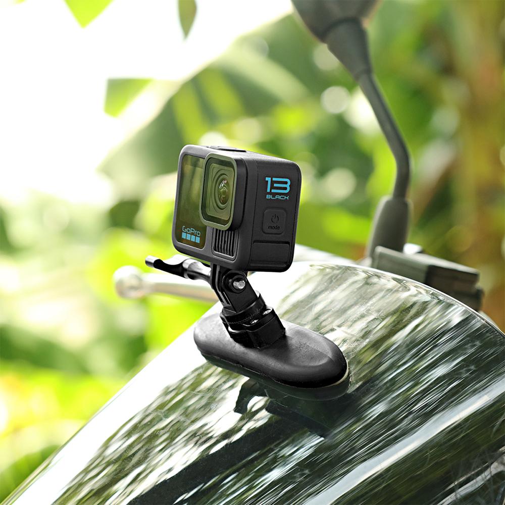 Motorcycle Windshield Helmet Mount Flexible Adhesive Base Sticker for GoPro Insta360 Ace Pro DJI OSMO Action Camera Accessories
