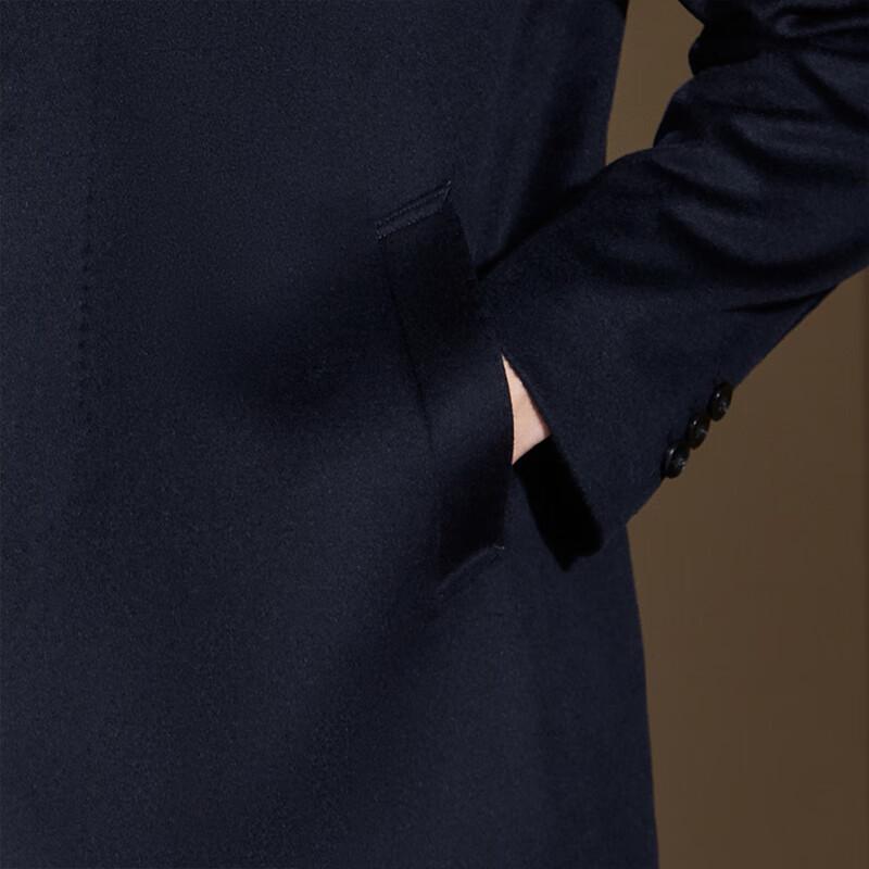 Antonio Men's 100% Wool Business Lapel Overcoat