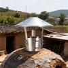 A74E-For Stove Pipe Compatible Stainless Steel Exhaust Hood-Ventilated Rain Cap For Chimney Systems