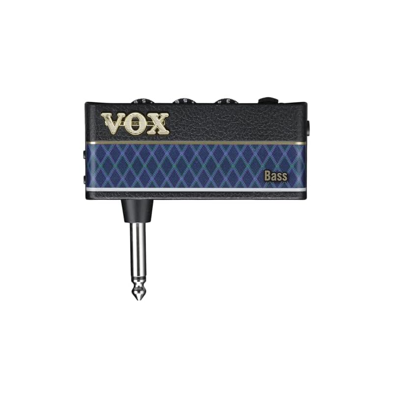 VOX amPlug 3 Bass Headphone Amplifier for Bass: Compact, Cable-Free, Ideal for Home Practice, Battery-Powered, Built-in Effects, Bass Amplifier Sound
