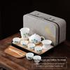 Jialang Mutton-Fat Jade White Porcelain Kung Fu Tea Set