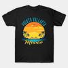 Puerto Vallarta Mexico Palm Trees Orange T Shirt