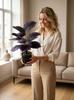 Violet Indoor And Outdoor Plant Landscaping Decoration
