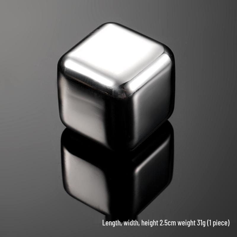 Stainless Steel Food Grade Quick-Freeze Ice Cubes for Whiskey and Wine