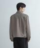 Musinsa Standard Whipcord Minimal Zip-Up Trucker Jacket [Grayish Beige]