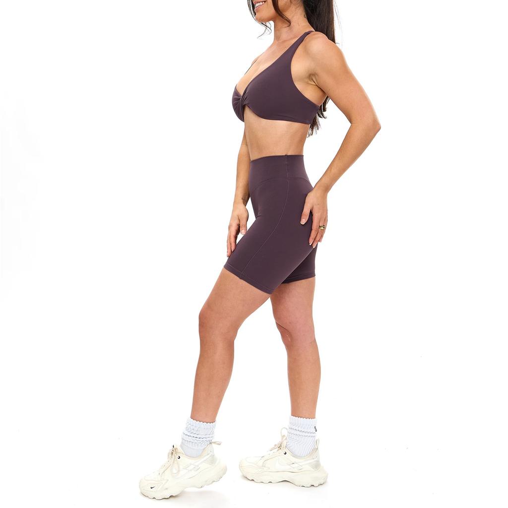 New kinks show chest gathering underwear yoga suit fitness sports shorts Pilates quick-drying two-piece set