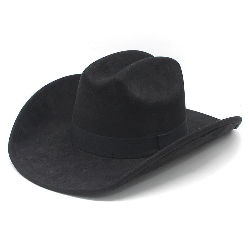 Ethnic style suede top hat, hot-selling eaves outdoor denim hat fashion party jazz knight hat