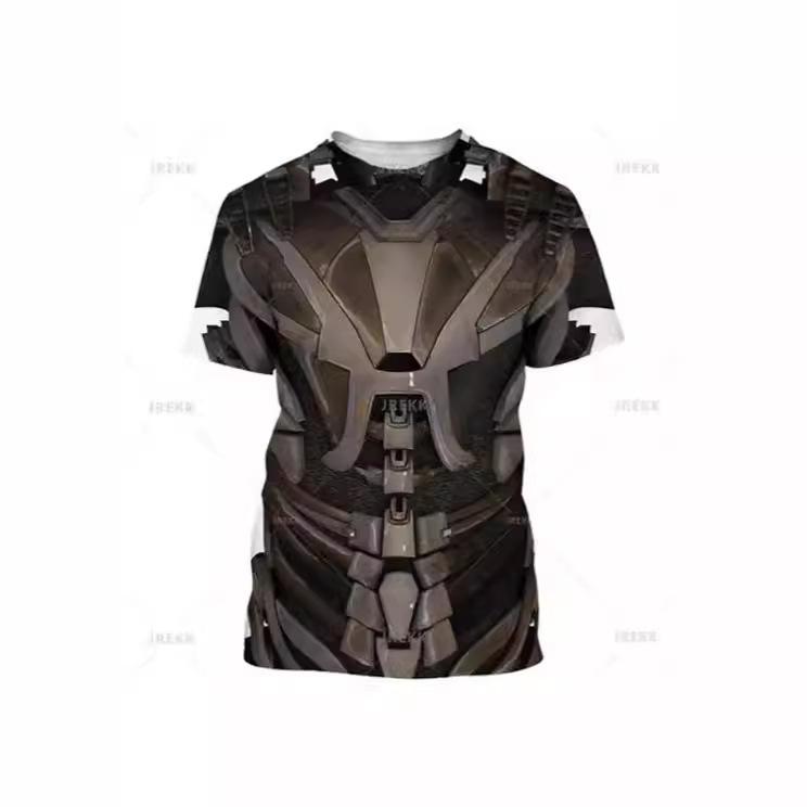 3D printed T-shirt for men and women, short-sleeve T-shirt, hip-hop casual street plus-size T-shirt, 2024 new arrival