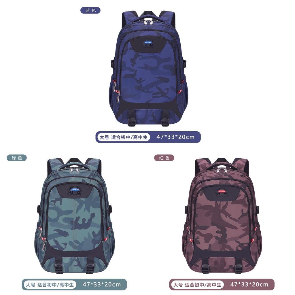Camouflage Student Backpack For Teens And Adults With Large Capacity And Ergonomic Design